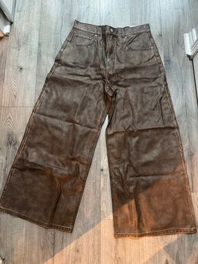 We the free Misha Vegan Barrel Leg Pants - size 31